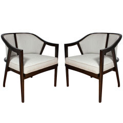 Pair of Sculptural Kagan Style Chairs
