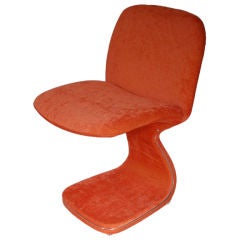 Set of Six Saporiti Style Dining Chairs
