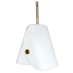 1950s Italian Pendant Lamp in the Manner of Fontana Arte