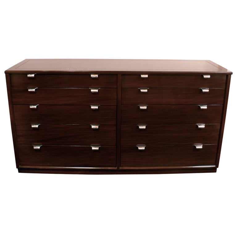 Edward Wormley 10 Drawer Chest of Drawers/Dresser at 1stDibs