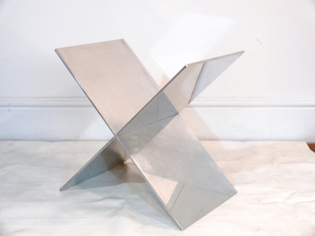 Paul Mayen for Habitat X Shaped Magazine Rack at 1stdibs