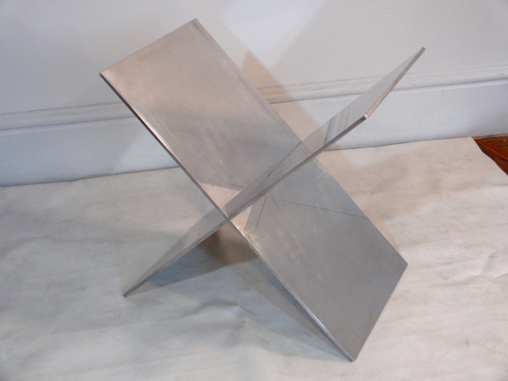 Paul Mayen for Habitat X Shaped Magazine Rack at 1stdibs