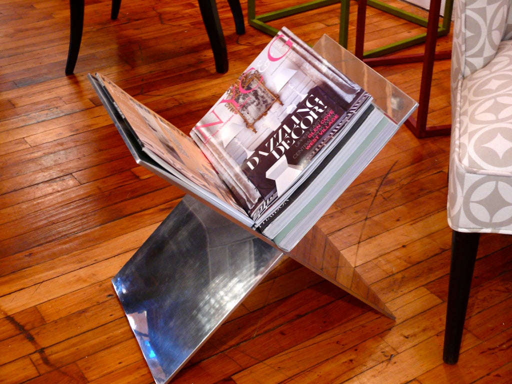 Paul Mayen for Habitat X Shaped Magazine Rack at 1stdibs