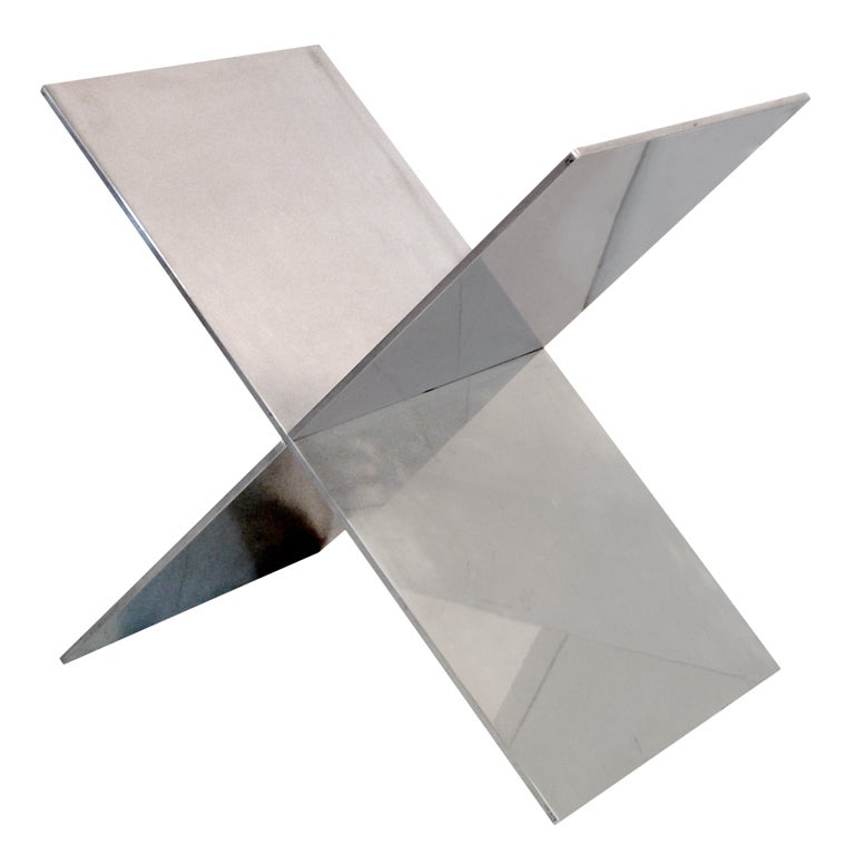 Paul Mayen for Habitat X Shaped Magazine Rack at 1stdibs