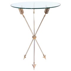 Triple Arrow Tripod Side Table