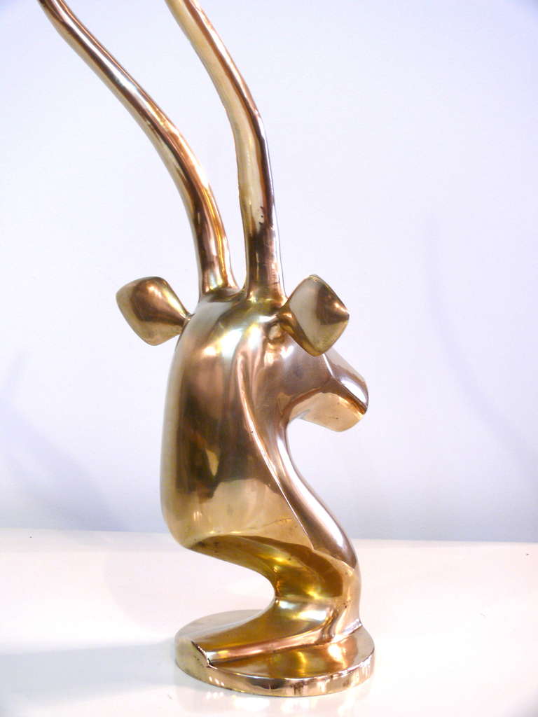 Monumental Brass Gazelle Head 1