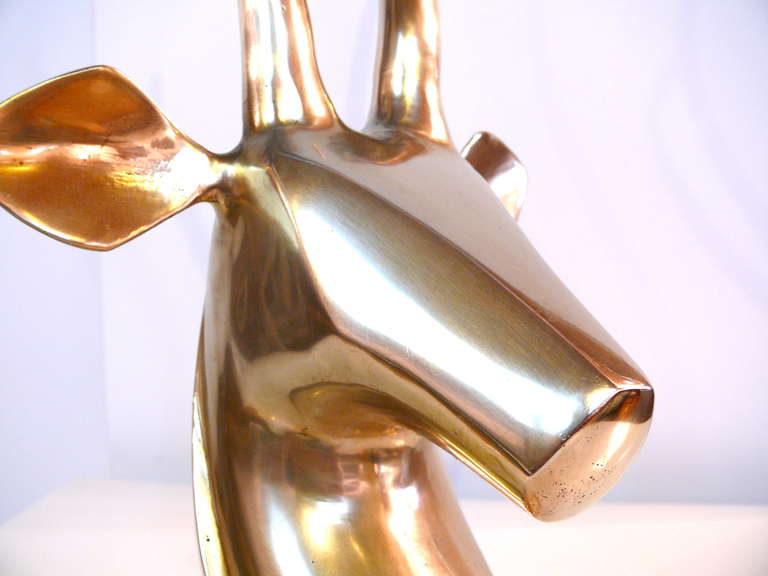 Monumental Brass Gazelle Head 2