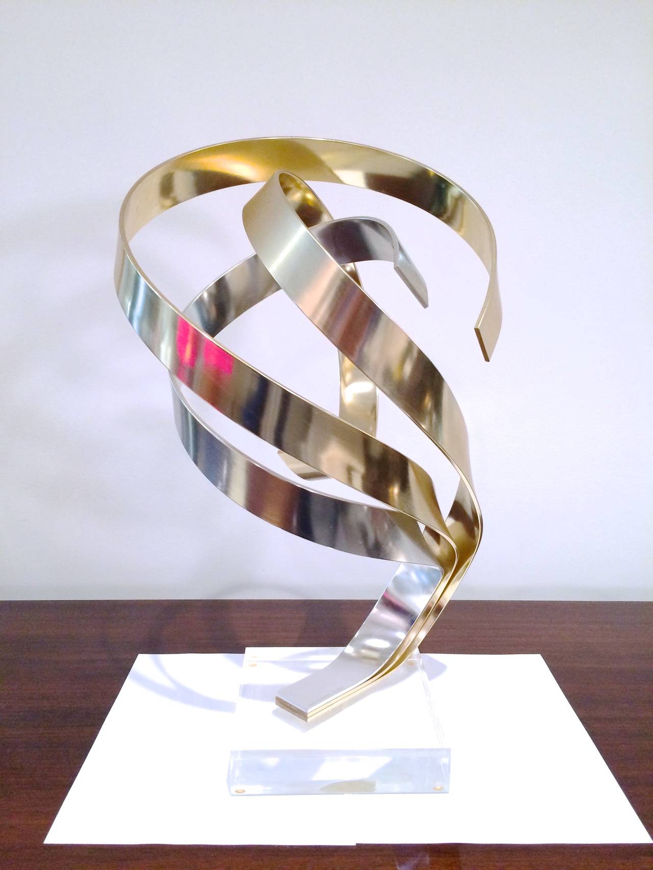 Triple Ribbon Sculpture by Dan Murphy 3