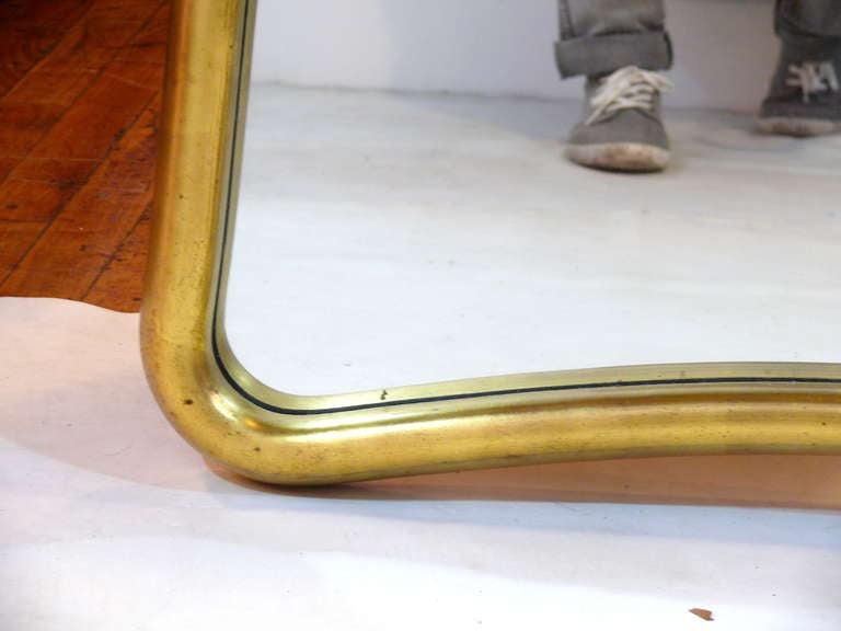 Biomorphic Gold Leaf Mirror 1