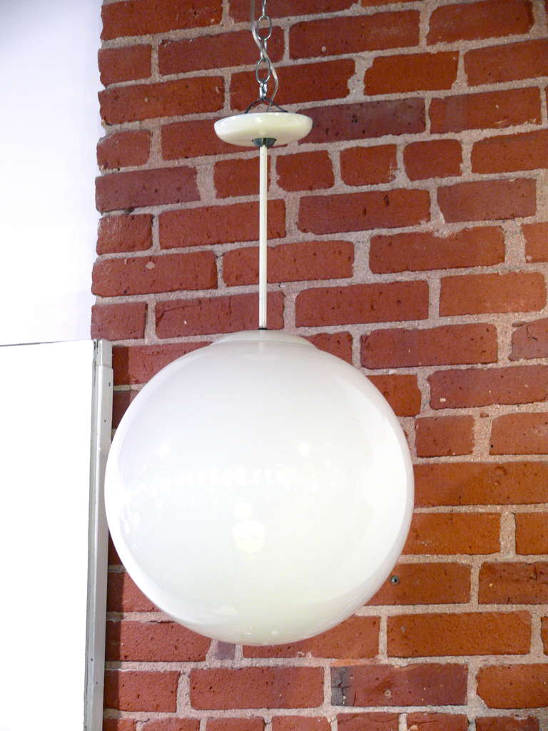 Mid-Century Modern Pair of Kurt Versen Pendant Lights