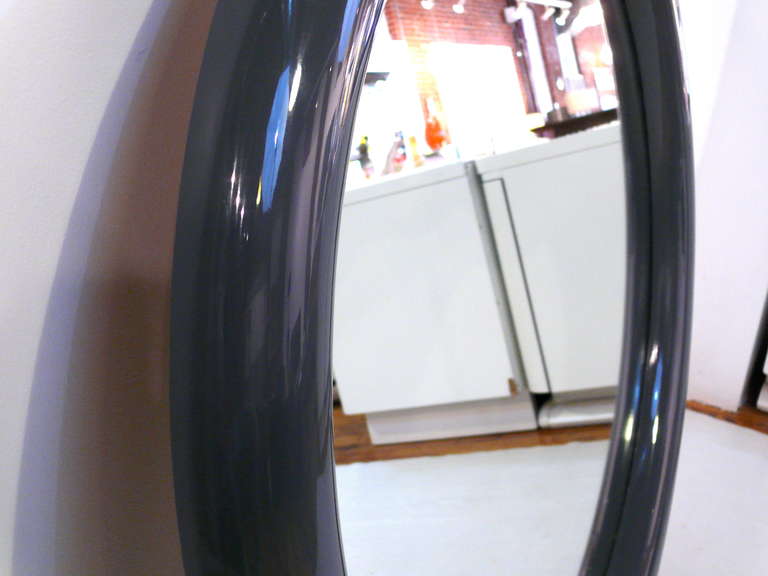 1970s, Lacquered Mirror in the Manner of Karl Springer 3
