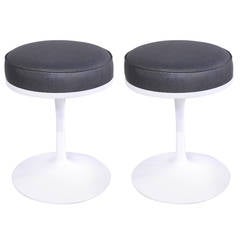 Pair of Tulip Stools in the Manner of Knoll