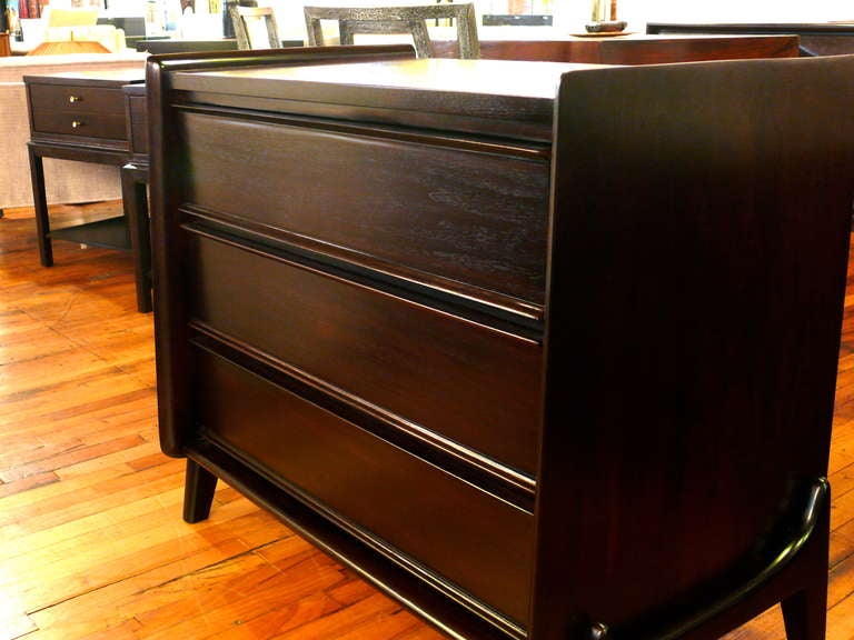 Pair of Mid-Century Sculptural Dressers/Commodes