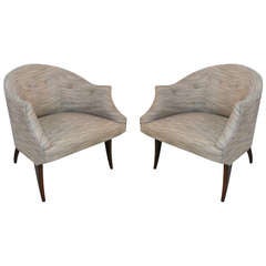 Pair of Italian Sculptural Chairs