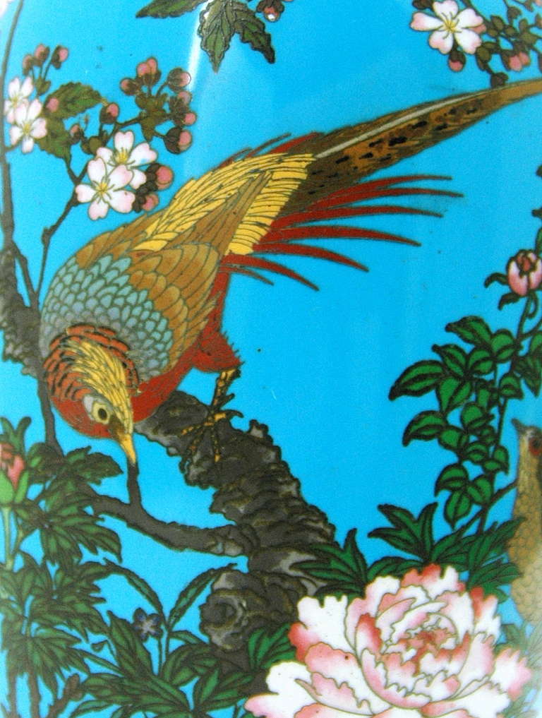 Cloisonné-Öllampe von Theodore Deck 1