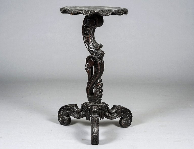 Continetal Rococo Revival Pedestal Table In Excellent Condition In NYC, NY