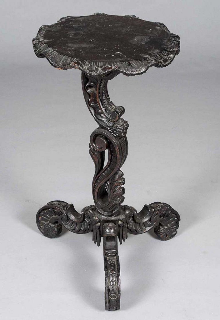 Continetal Rococo Revival Pedestal Table