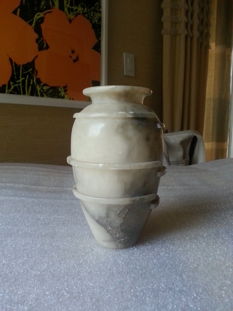 Art Deco Alabaster Vase For Sale 3