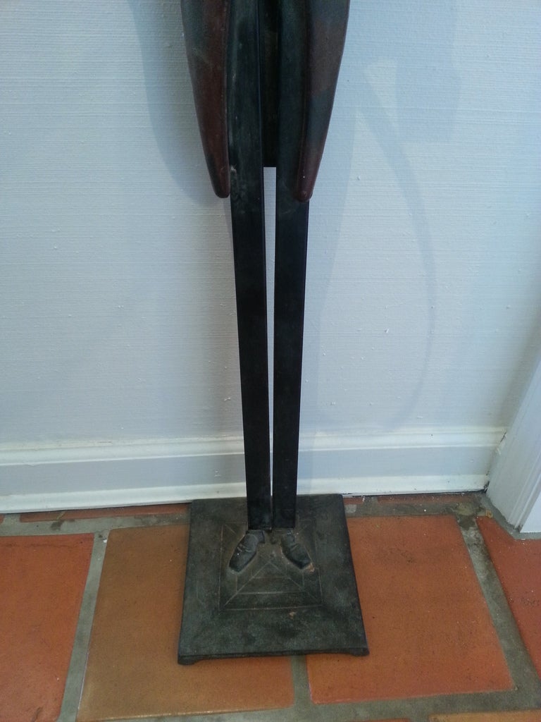 'Butler' Umbrella or Cane Stand in Painted Metal, Early 1900s In Good Condition In NYC, NY