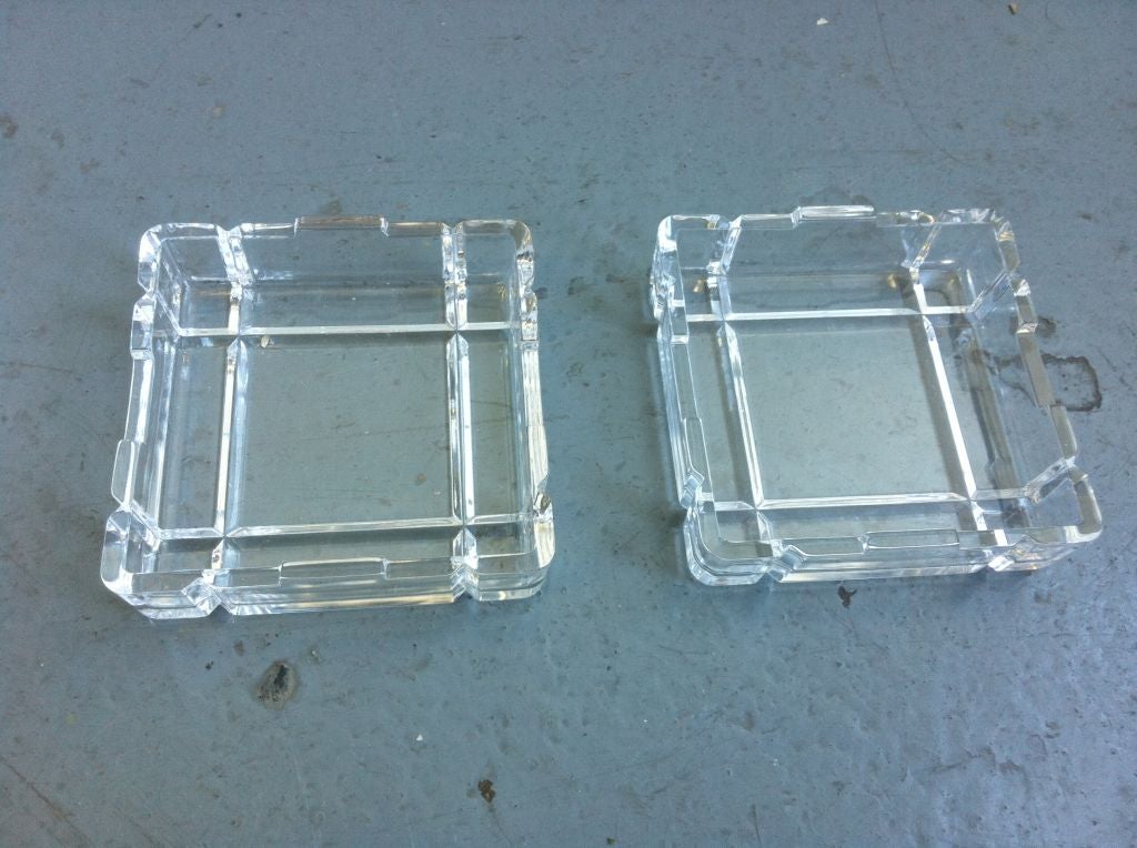 Pair of Baccarat Candy Dishes