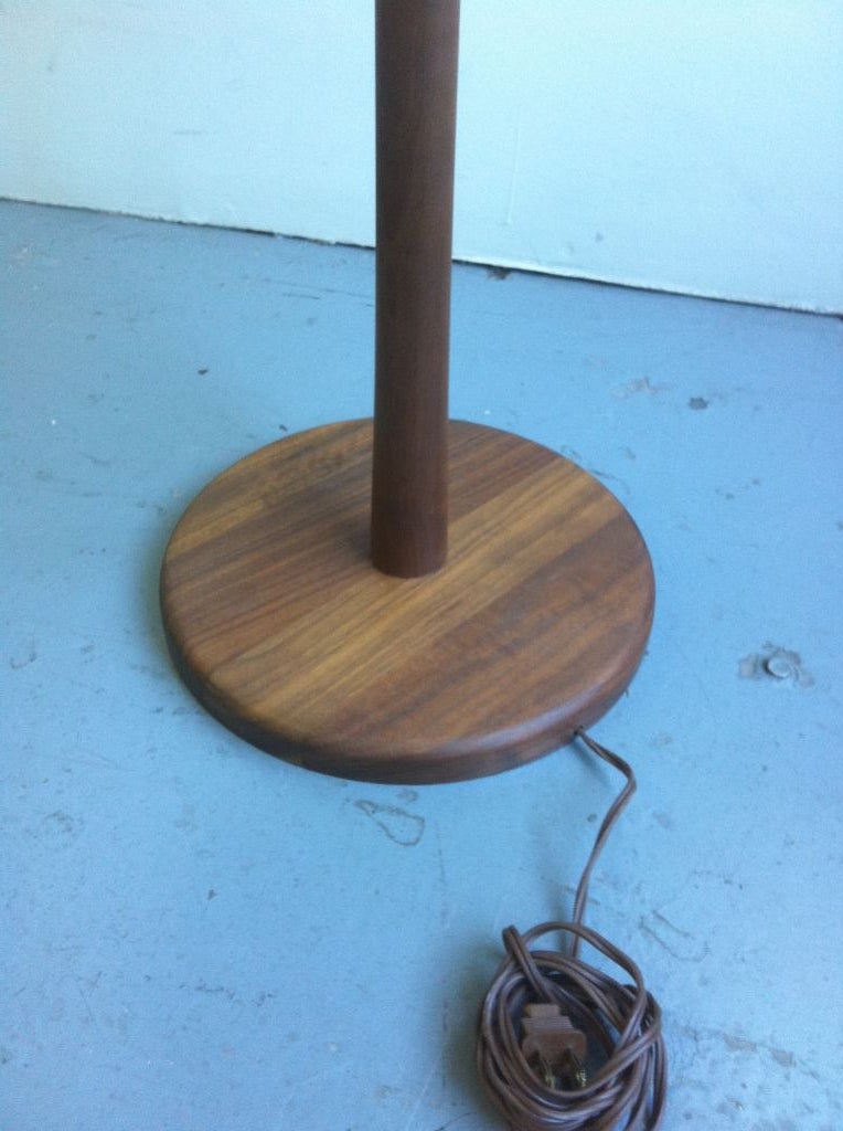 Walnut Floor Lamp / Table, Martz for Marshall Studios