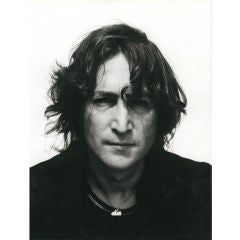 Vintage John Lennon portrait by photographer Bob Gruen