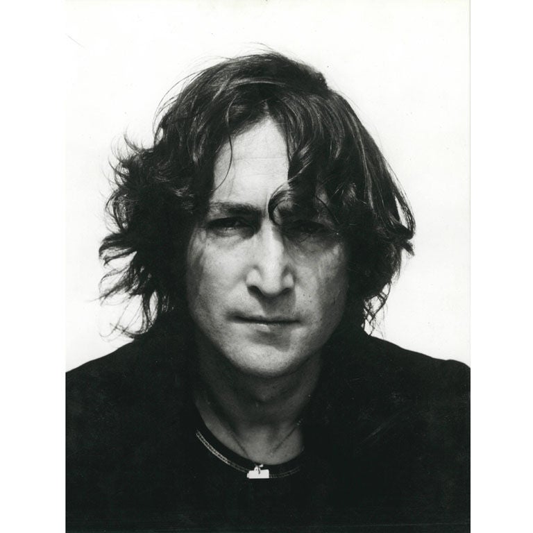John Lennon portrait by photographer Bob Gruen