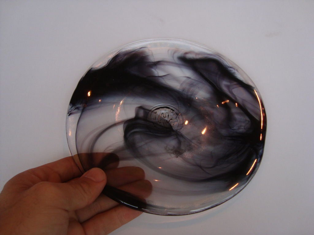 Other Kosta Boda Art Glass Platter or Dish For Sale