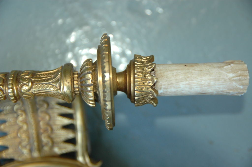 A Set Of Four Neoclassical Gilt Bronze Wall Lights /sconces at 1stdibs