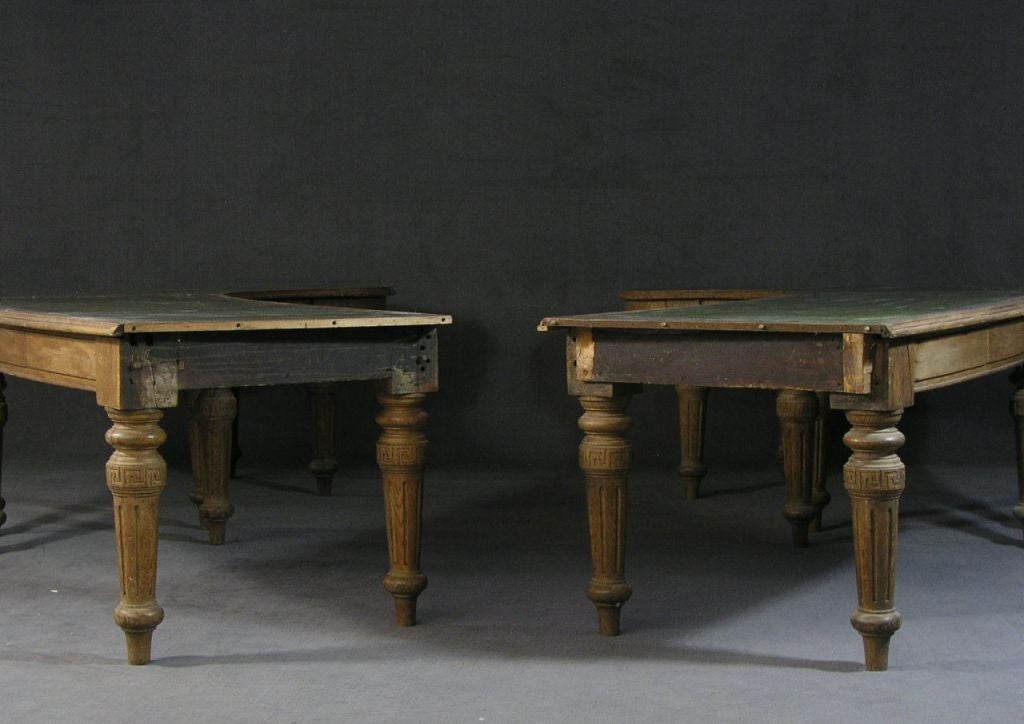 Neoclassical Monumental Library Table from a Barrister's Office **Sat Sale - 50% OFF**