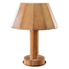 Paul Dupre-Lafon Style Leather Desk Lamp