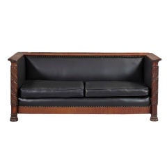 Classical Revival Sofa in Mahogany