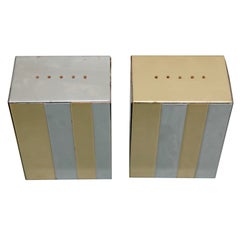 Pair of Cityscape Incense Holders