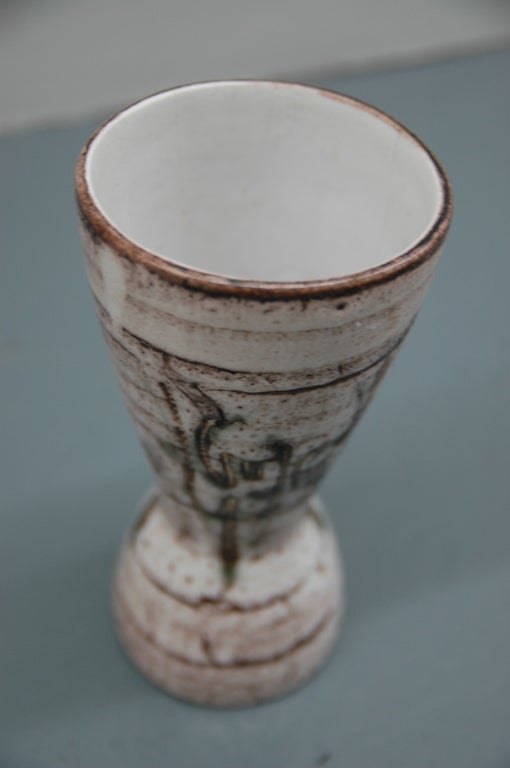 Vase aus Keramik von Harsa Studio, Israel (Mitte des 20. Jahrhunderts) im Angebot