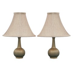 Pair of Danish Table Lamps by Just Andersen