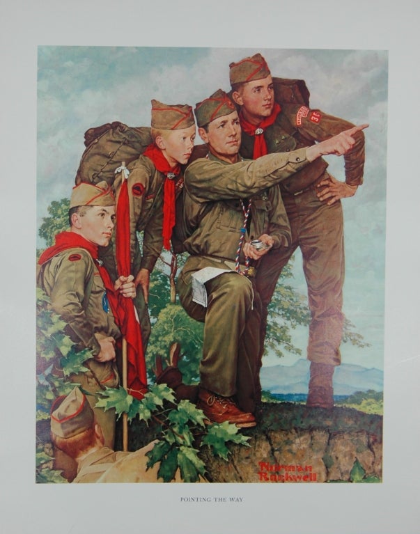 Set of five prints after Norman Rockwell For Sale 4