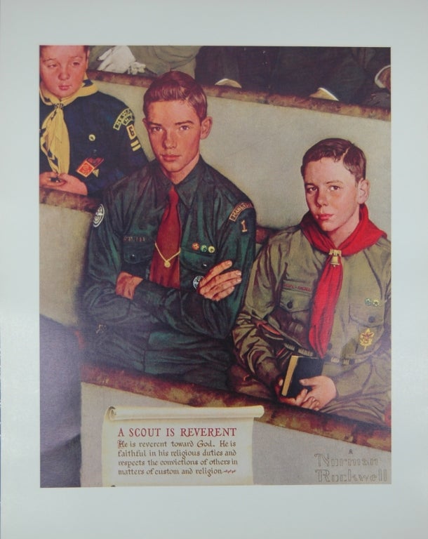 Set of five prints after Norman Rockwell For Sale 1
