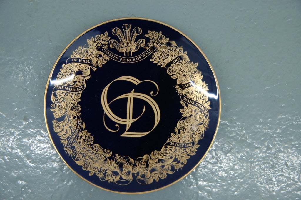 The Royal Wedding Plate, designed for the Fleetwood Collection by Jeffrey Meadows in commemoration of the marriage of Charles, Prince of Wales and Lady Diana Spencer. 



Dated July 29th, 1981
Plate 4685 of an edition of 9500.