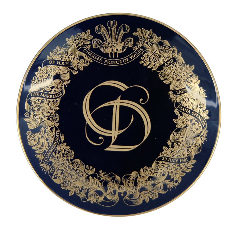 Royal Wedding Plate: Charles and Diana For Sale