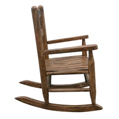 Antique A Children's Rocking Chair