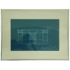 Theatre Entrance Blueprint Signed by Thomas Lamb 6