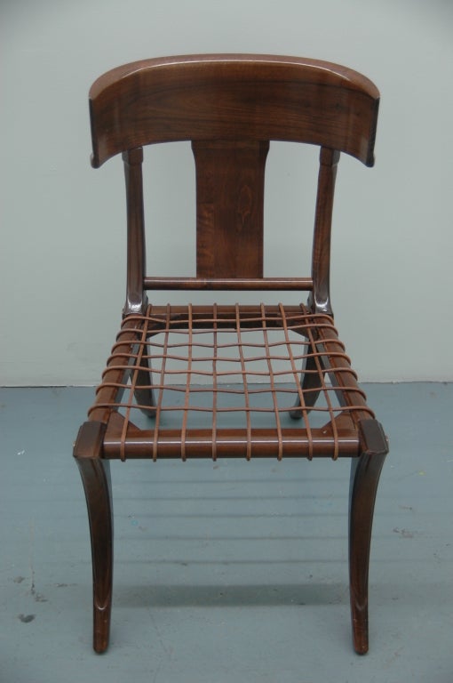 American Klismos Chair attributed to T.H. Robsjohn-Gibbings