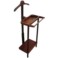 Antique A 19th Century Mahogany Valet Stand