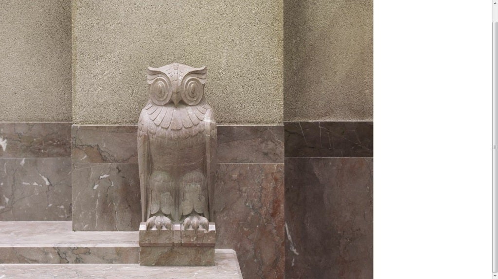 Hefty Pair of Art Deco Owl Bookends 5