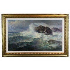 Seascape by California Artist Charles Henry Grant
