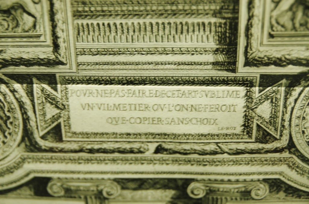 19th Century Plate VIII of Piranesi's 'Parere su l’architettura' For Sale