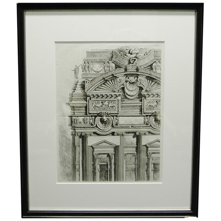 Plate VIII of Piranesi's 'Parere su l’architettura' For Sale