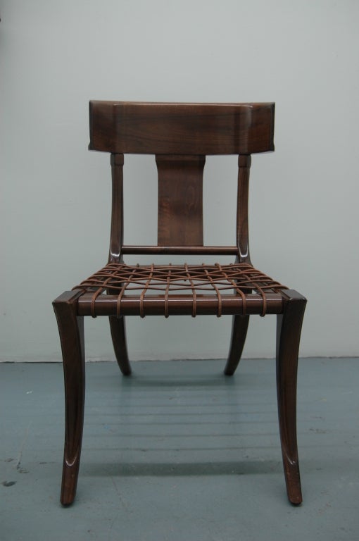Klismos Chair attributed to T.H. Robsjohn-Gibbings 4
