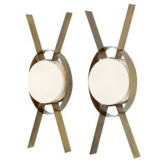 Pair of Wall Lights, attributed to Gio Ponti