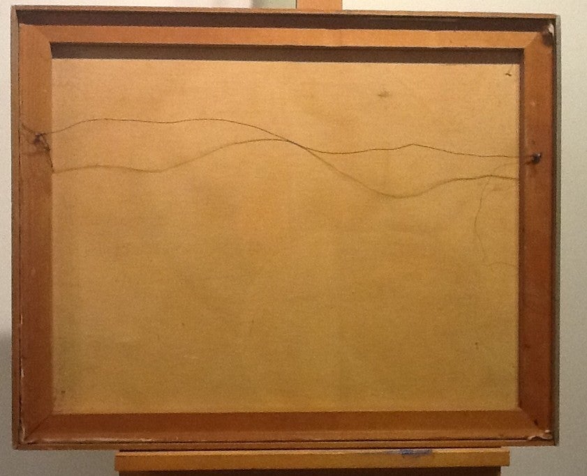 Acrílico sobre lienzo, firmado Klein, 1969 Moderno en venta